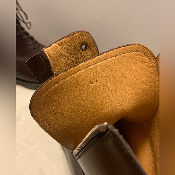 Hermès Barénia Ankle Boots in rich Cocoa Brown in almost new condition - Picture 6 of 6